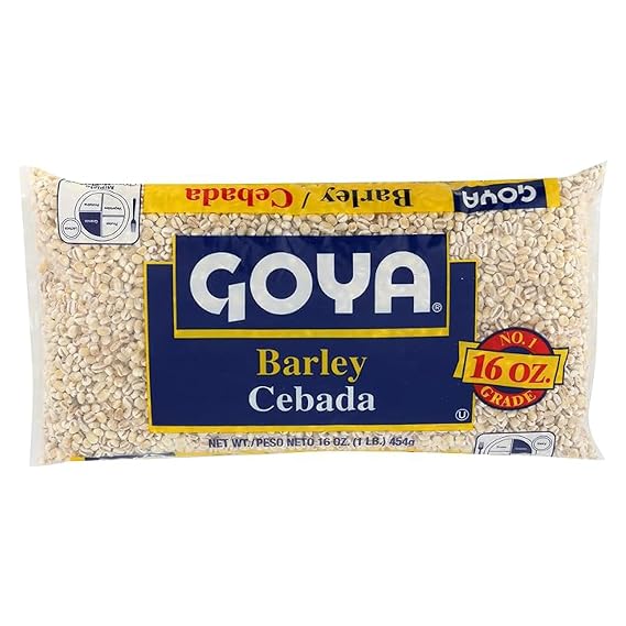 Goya Dry Barley Grain, Pantry Staples, Authentic Latin Pantry Staple, 16oz