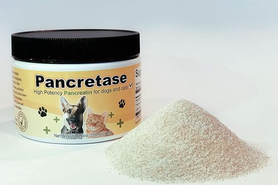 Pancretase Digestive Enzymes | 10X Pancreatin | Pancreatic Enzyme | Great for Pets with EPI