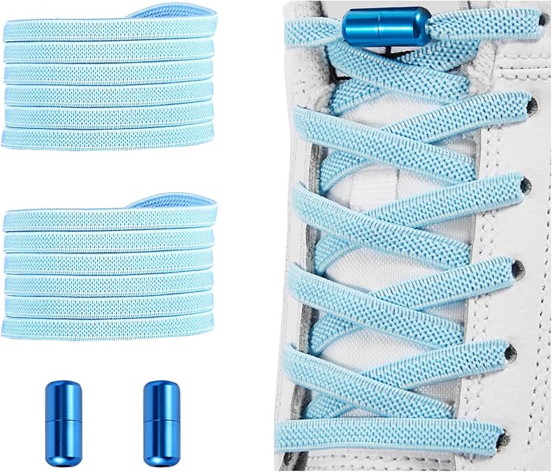 No Tie Shoelaces, Elastic Shoelaces for Adults/Kids,Elastic No Tie Shoe Laces