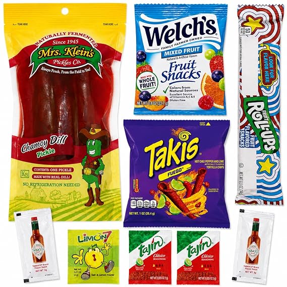 Viral TikTok Chamoy Pickle Kit - Snack Pack Gift Box