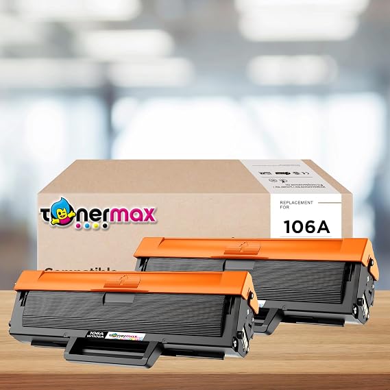 tonermax Hp Uyumlu 106A / W1106A Muadil Toner 2'li Avantaj Paket - Çipli / 107A / 107W / MFP 135W / MFP 137fnw