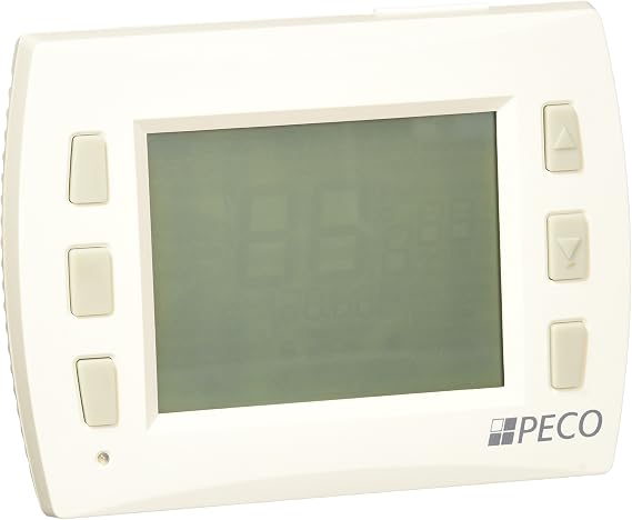 Peco T8532-001 Performance PRO Programmable Thermostat, 2H/2C, White