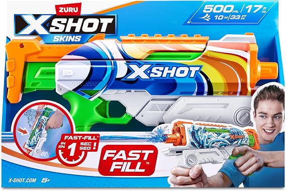 Zuru X-Shot Fast Fill Skins Hyperload Water Blaster
