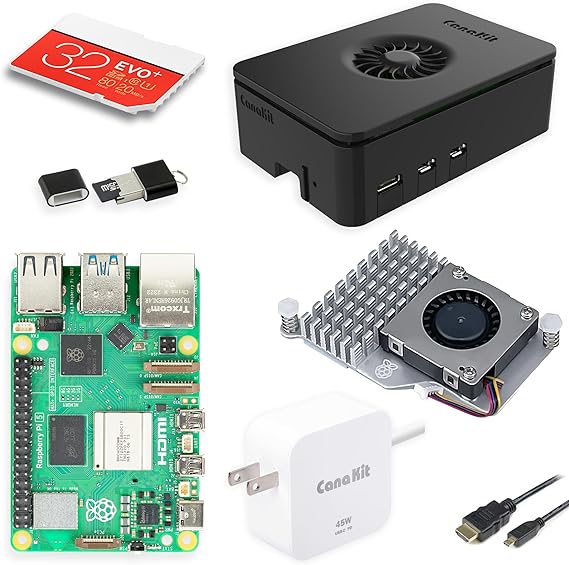 CanaKit Raspberry Pi 5 Essentials Starter Kit (4GB RAM)