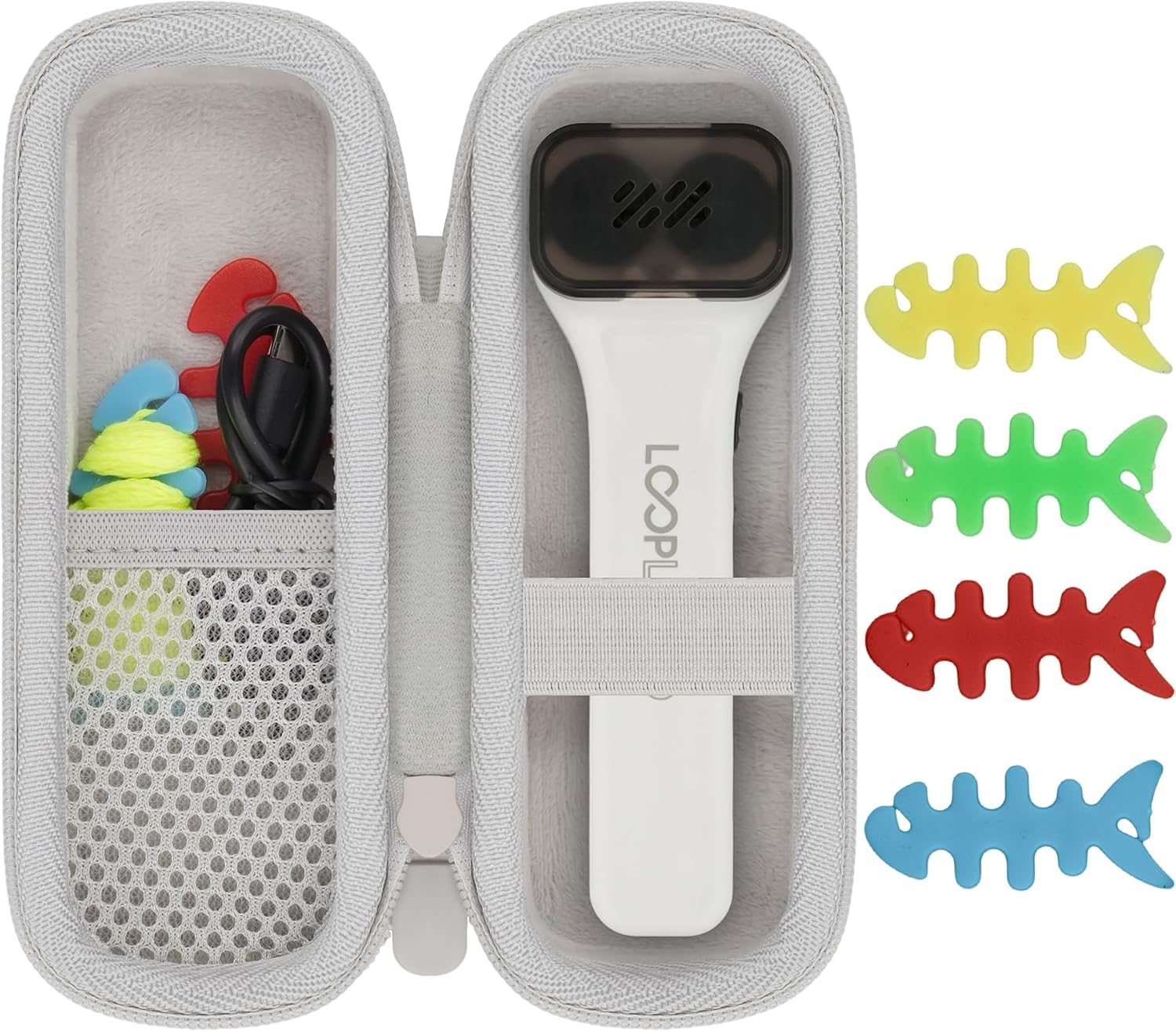 khanka Case for Loop Lasso Nano, Glow-in-the-Dark String Shooter Toy Storage Bag, Travel Protective Carrying Case for Interactive STEM Toy Case Only