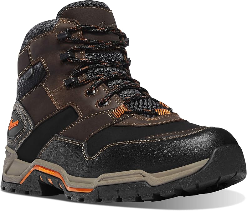 Danner Field Ranger 6" Waterproof Composite Toe Work Boots | Leather and Textile, Breathable Danner Dry & Slip-Resistant Outsole, EH Rated
