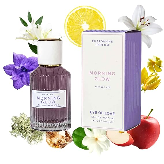 Eye Of Love Morning Glow Pheromone Parfum for Women, 50ml, Soft Floral Citrus Fragrance for Daily Wear