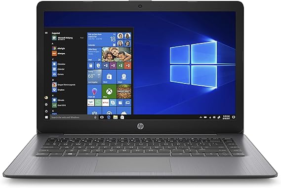 HP Stream 14-inch Laptop, Intel Celeron N4000, 4 GB RAM, 32 GB eMMC, Windows 10 Home in S Mode with Office 365 Personal for 1 Year (14-cb182nr, Brilliant Black) (9MV72UA#ABA)