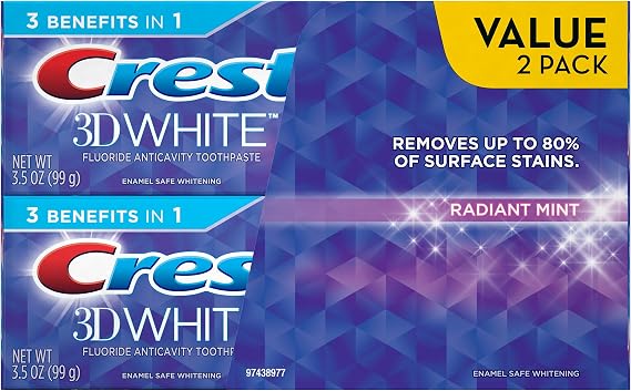 Crest 3D White Radiant Mint Whitening Toothpaste