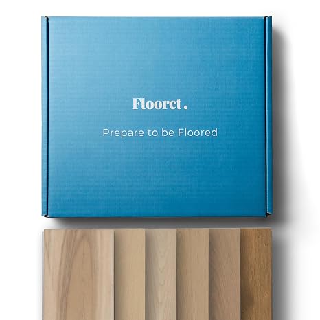 Luxury Vinyl Plank Flooring Signature Bestsellers Sample Kit | 6 Pieces of 12" Cut Samples from Real Planks | DIY Click Installation, 40 Mil Wear Layer, Waterproof and Scratch Resistant LVP