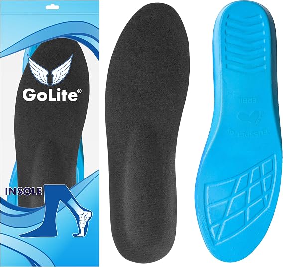 Sneaker Insoles, Daily Memory Foam Memory Shoe Insoles, Sneaker Comfortable, Soft Insoles -GoLite M22 Insole (43)