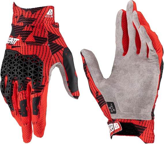 Leatt Gloves Moto 4.5 Lite Adult (Red - Small)