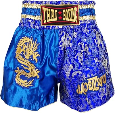 Kurop Boxing Muay Thai Shorts Trunks MMA Martial Arts Kickboxing Fight Sport Clothing
