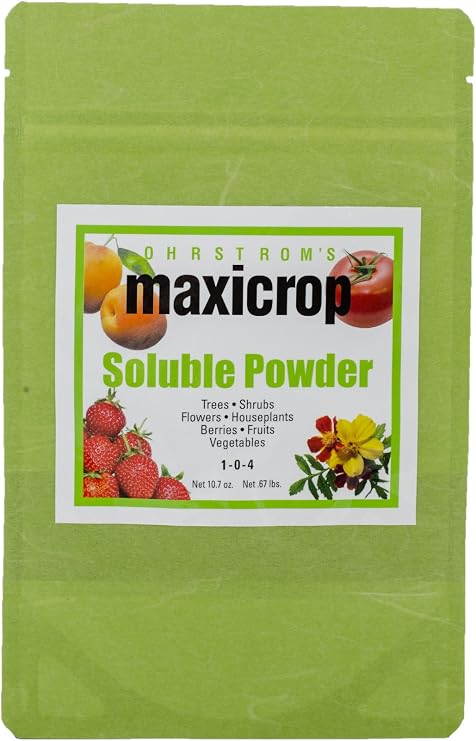 Maxicrop 1025 Soluble Powder Fertilizer, 10.7-Ounce, 12-Pack