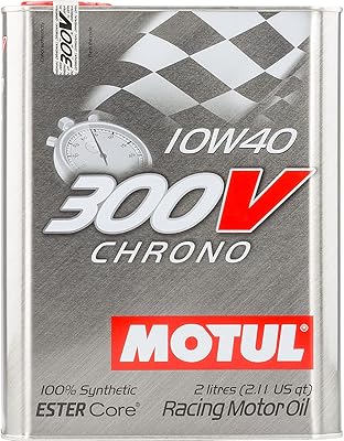 Motul MTL104243 300V 10w40 Racing Oil, 2 Liter