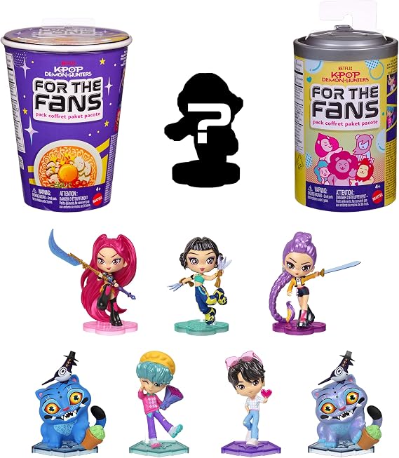 Mattel Kpop Demon Hunters Collectible 4-inch Figure (Styles May Vary) | Popular figures with accessories and cards, snack theme inspired by the movie, JRN50
