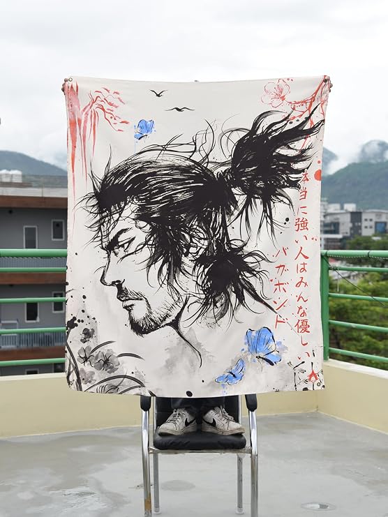 ComicSense Invincible Printed Anime Tapestry, Anime Theme Backdrop for Wall Hanging Home Decor Bedroom Living Room - 56 X 46 Inches