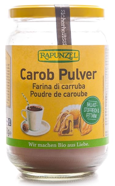 Rapunzel Carob Powder Pack of 1 (1 x 250 g) - Organic