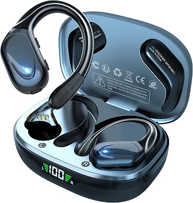 Wireless Bluetooth Headphones, 75Hrs Playtime HiFi Sound for Working