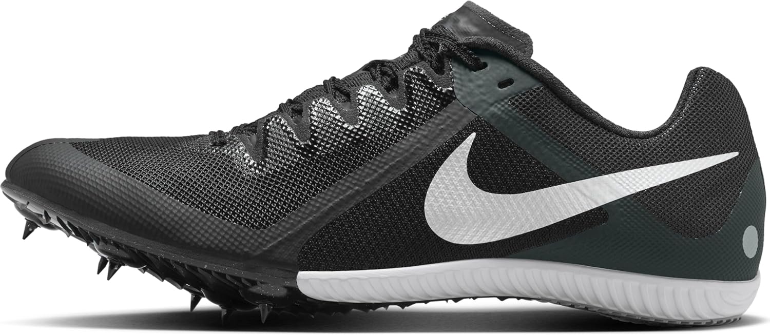 Nike Men's Zoom Rival Multi Multievent Spikes Athletics Shoe, Black Metallic Silver, 6.5 UK
