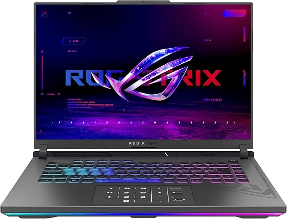 ASUS ROG Strix G16 (2023) Gaming Laptop, 16a Nebula Display 16:10 QHD 240Hz, GeForce RTX 4050, Intel Core i9-13980HX, 16GB DDR5, 1TB PCIe SSD, Wi-Fi 6E, Windows 11, G614JU-ES94,Eclipse Gray