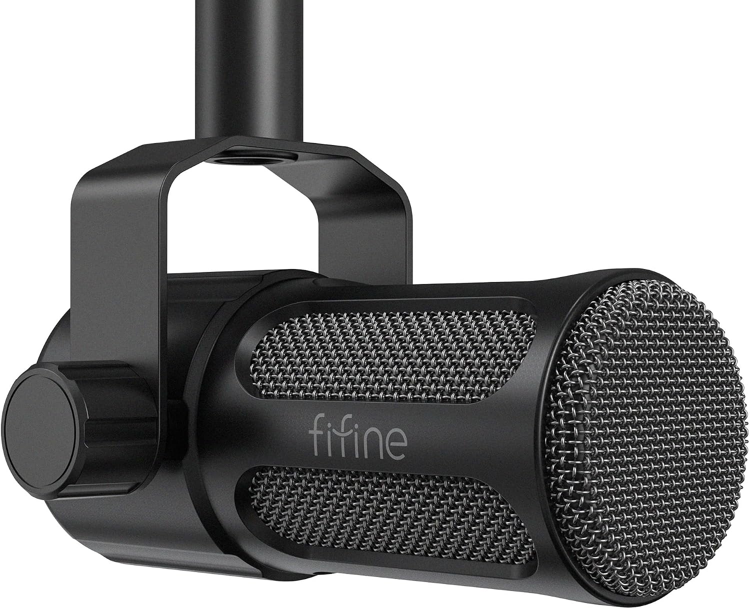 FIFINE TANK1 XLR Dynamic Microphone - All Metal Mic for Streaming, Studio, Music Recording, Podcast with Mid-Boost/Low-Cut Filters, Compatible with Audio Interface/Mixer