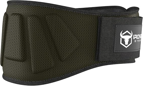 Iron Bull Strength Weightlifting Belt for Men and Women - 6 Inch Auto-Lock Weight Lifting Back Support, Workout Back Support for Lifting, Fitness, Cross Training and Powerlifitng…