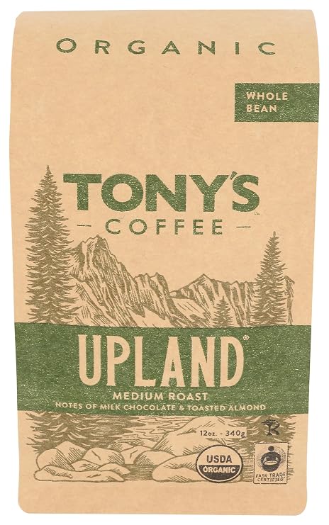 Tonys Coffee Organic Upland Blend, 12 OZ