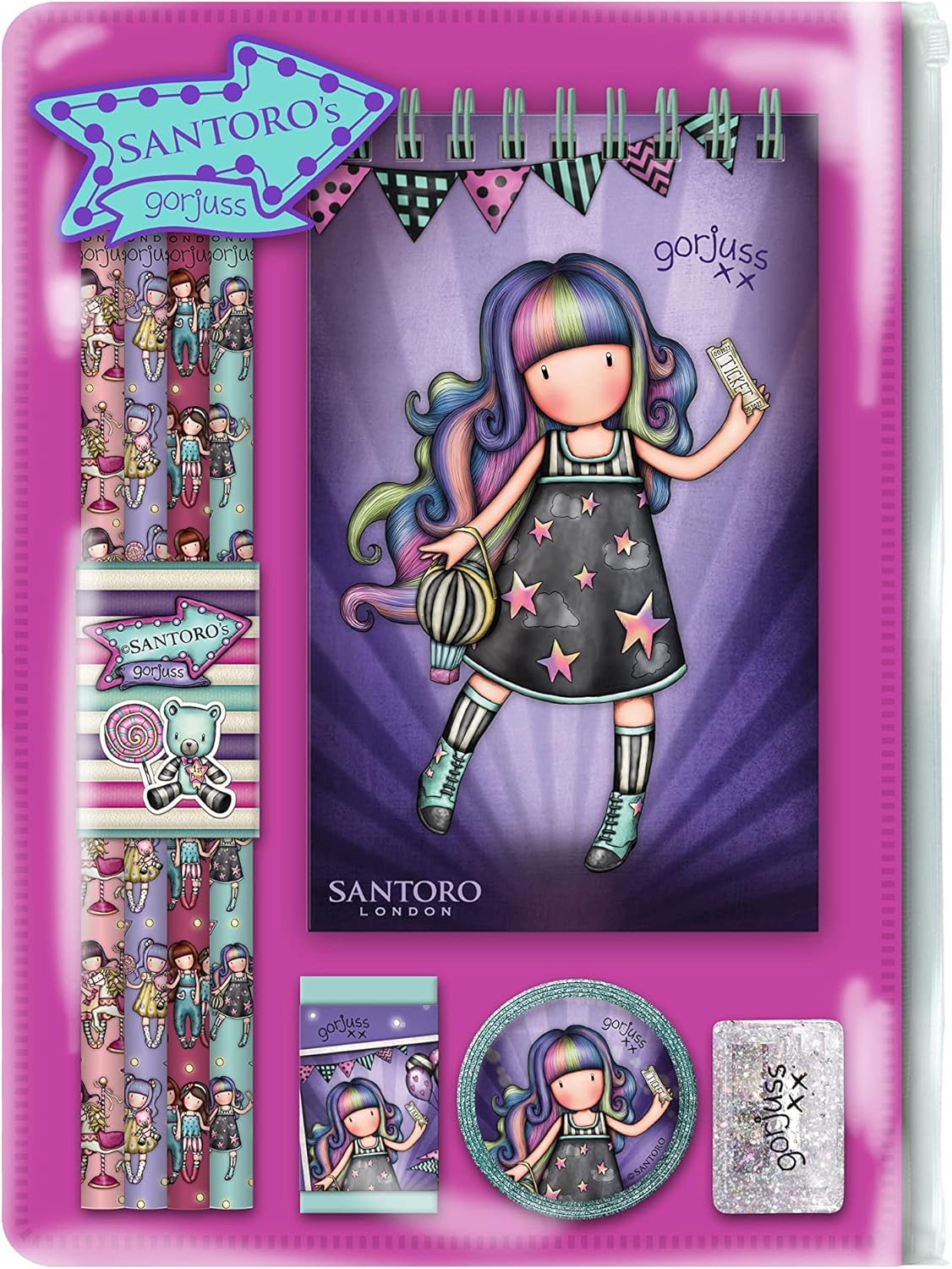 SANTORO Gorjuss - Stationery Set - Up and Away