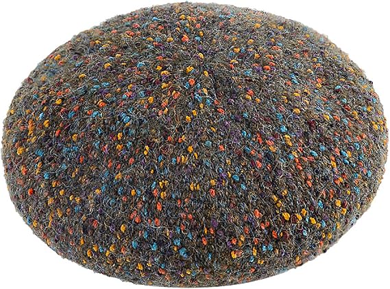 Women Wool Beret Hats Knitted Slouchy Classic Beanie Cap