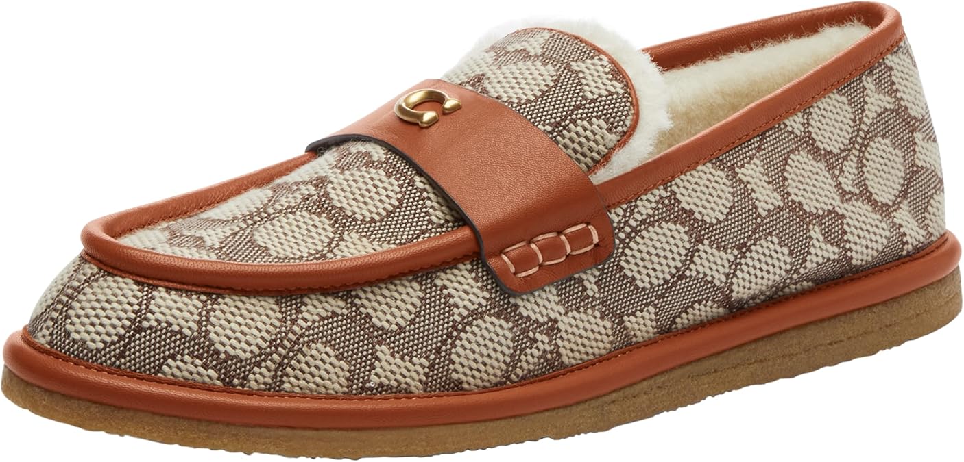 COACH Women's Forest Signature Textile Jacquard Slipper