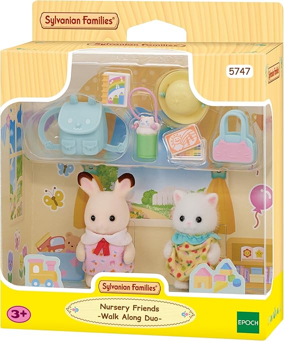 Sylvanian Families - 5747 Nursery Friends - Walk Along Duo - Dollhouse Playsets