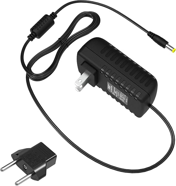 HQRP AC Adapter Power Supply for Boss GT-100, GT-10, GT-10B; UL Listed; Euro Plug Adapter