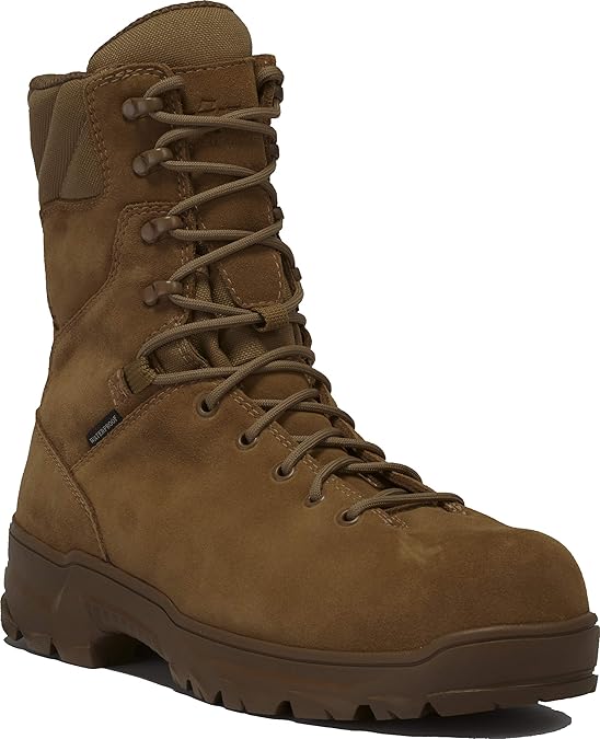 Belleville BV555INSCT Military Boots, Composite Toe, Insulated, Waterproof | Warmth Without Bulk, Dry for Duty Use, Lighter Toe Protection, Winter Traction, Made in USA, Berry Compliant, Tactical Boots