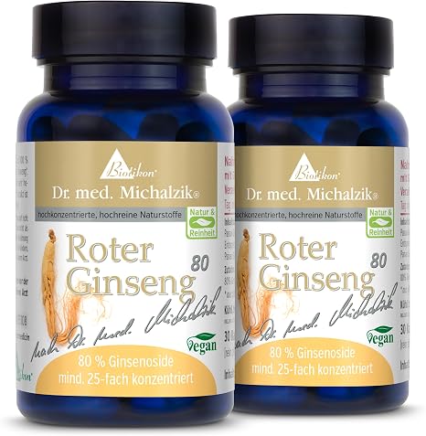 Ginseng (60 capsules) according to Dr. Michalzik 300 mg ginseng extract