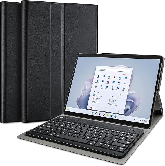 ProCase Keyboard Case for Surface Pro 9 (2022) / Pro 8 (2021) 13", Black