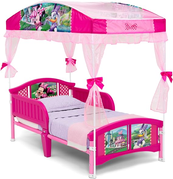 Delta Children Canopy Toddler Bed, Minnie Mouse