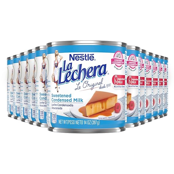 Nestle La Lechera Sweetened Condensed Milk 12-Pack