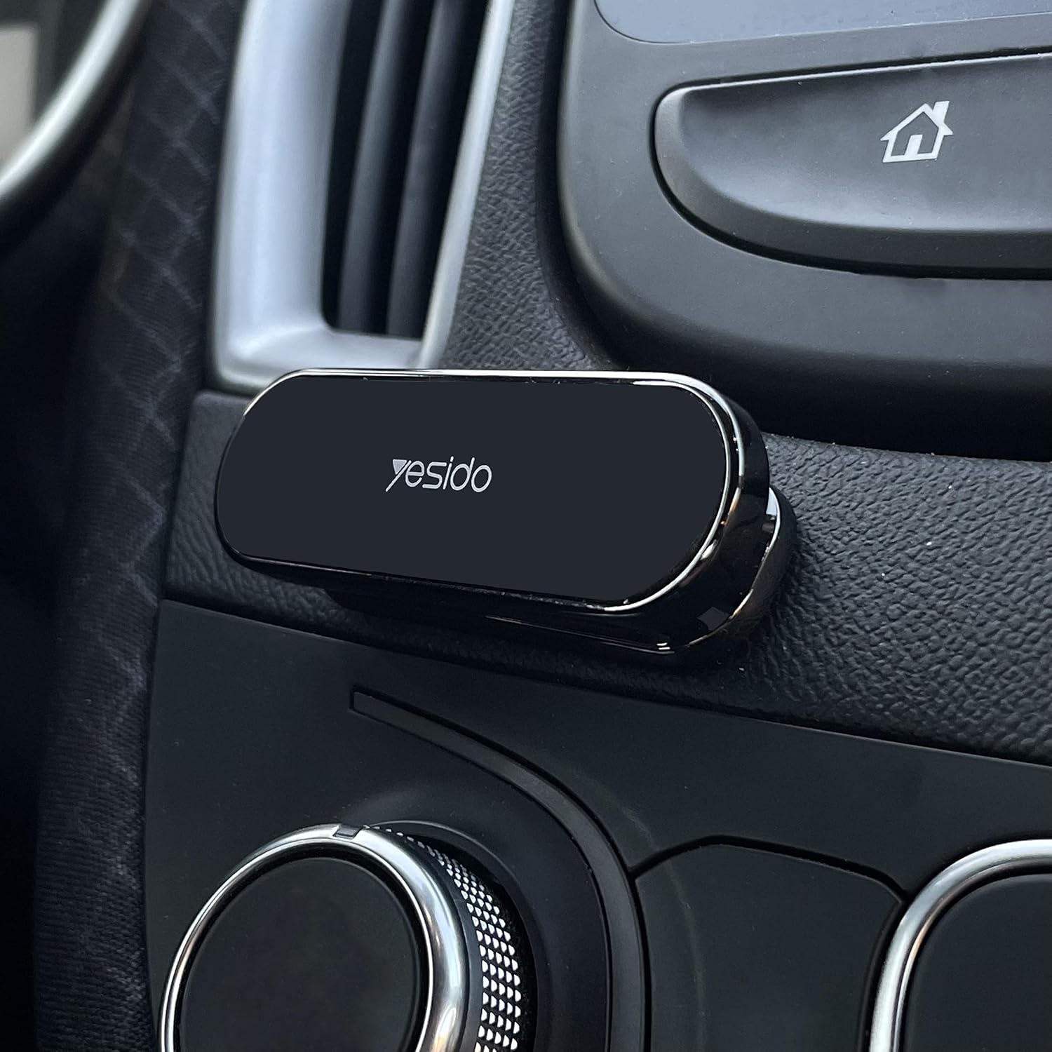 Magnetic Car Phone Mount 360 Degree Adjustable and Multi-Angle Rotation 6 Piece N50 Magnets, Cable Organizer, Phone Holder for Dashboard Compatible with All Phones