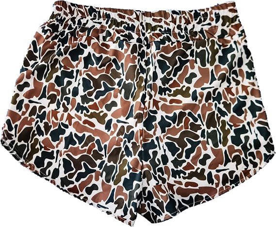 Women's Athletic Shorts Family Matching High Waisted Running Shorts Mom and Me Matching Gym Elastic Workout Shorts