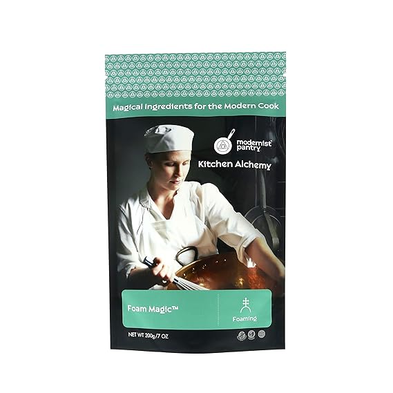 Foam MagicTM Non-GMO Gluten-Free Vegan - 200g/7oz (Create stable hot or cold culinary foams from most liquids)