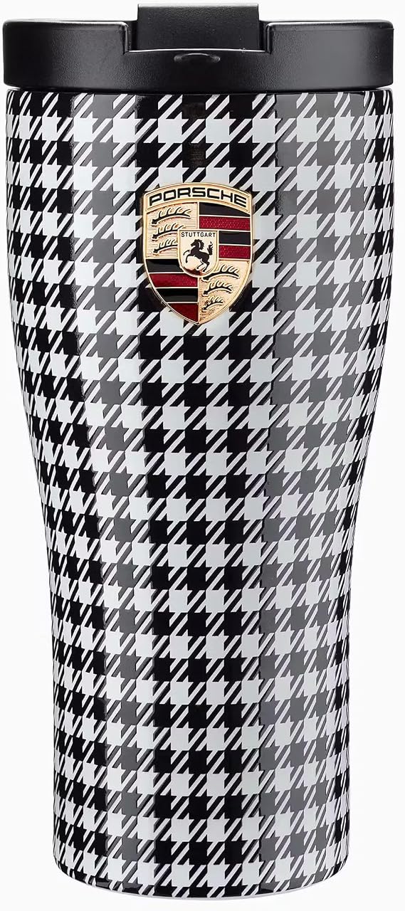 Porsche Pepita Thermal Coffee Mug, 0504050SPEP