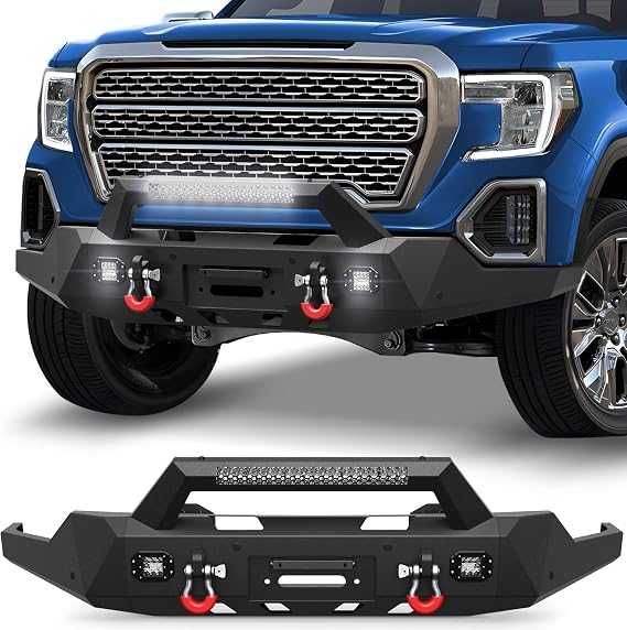 19-22 GMC Sierra 1500 Front Bumper Full Width Offroad Bumper