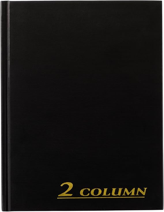 Adams Easy to Use Account Book, Black (ARB8002M)