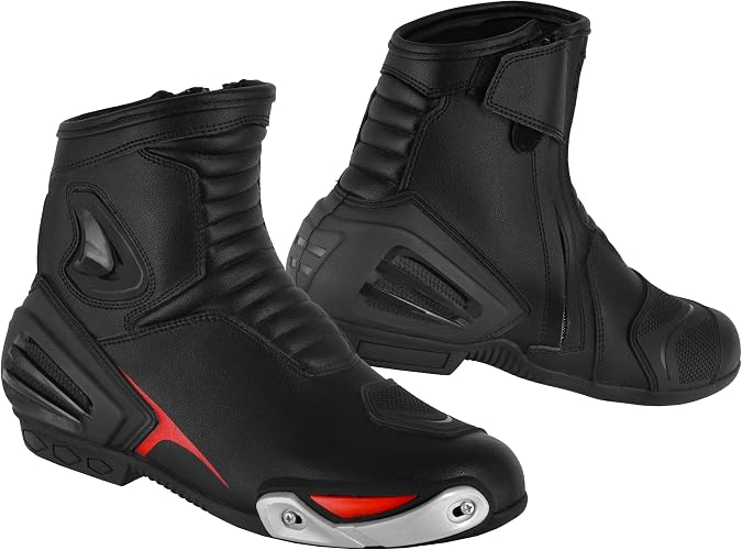 Waterproof Motorcycle Boots Men's Motorcycle Shoes Motorcycle Boots Motocross Shoes Non-Slip Rubber Sole
