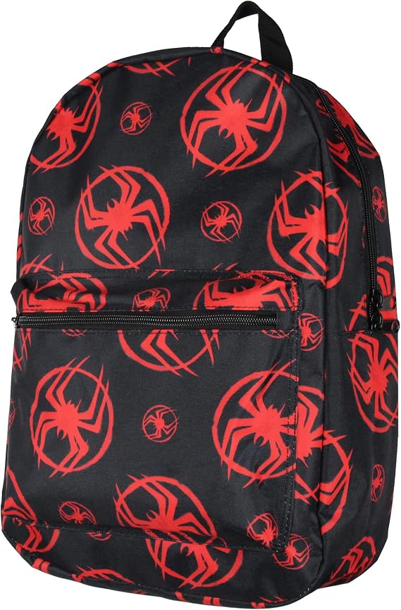 Bioworld All Over Print School Travel Laptop Backpack, Black, One Size
