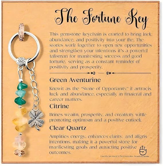 Charm Crystal Keychains,