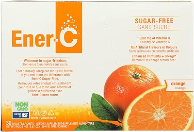Ener-Life Orange Sugar Free Vitamin C Drink Mix 30 Count, .2 Oz