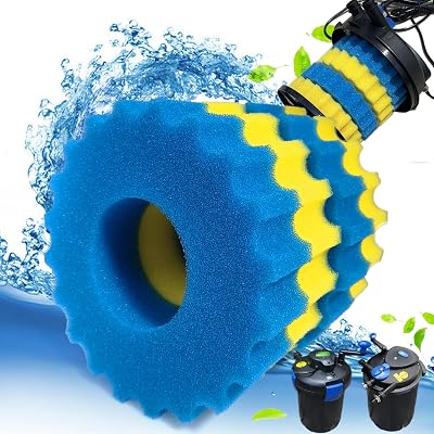 Replacement Sponge Filter Media Pad Compatible with VIVOHOME Grech Pond Bio Pressure Filter Foam Koi Fish, Sponge for VIVOGROW Pressurized Biological Pond 15801840 GPH