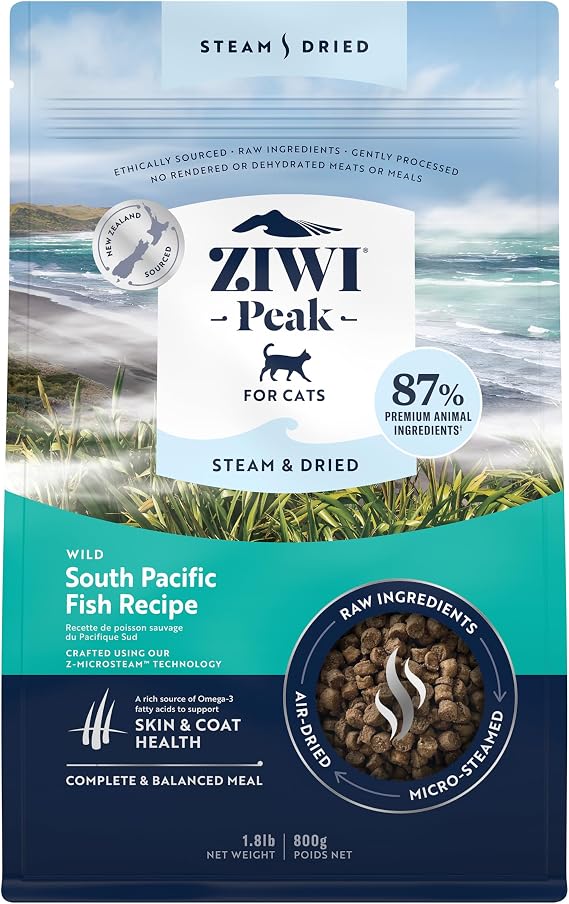 ZIWI Steam & Dry Cat Food Fish 800G
